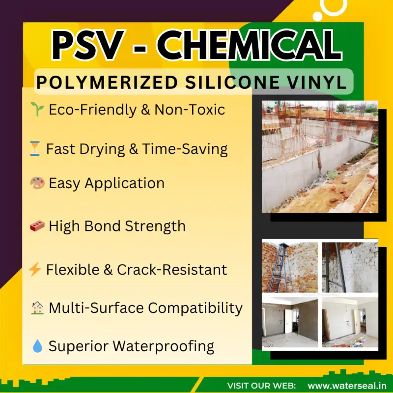 Waterseal PSv Chemical for New Construction Waterproofing