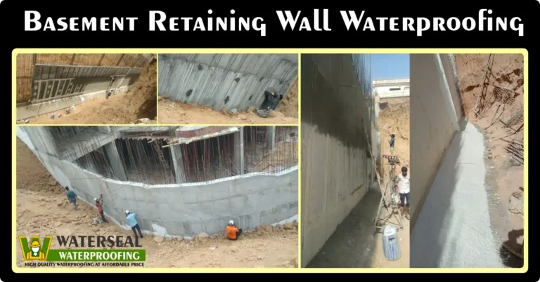Basement Retaining Wall Waterproofing