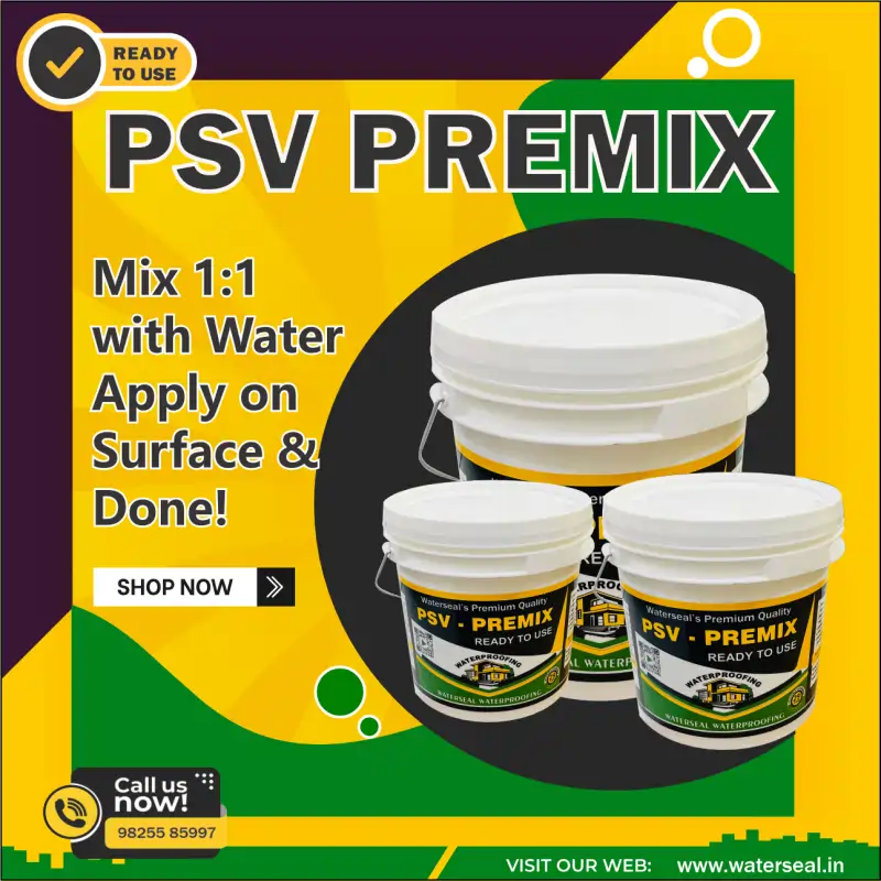 PSV Premix Waterproofing Chemical Services in Ahmedabad