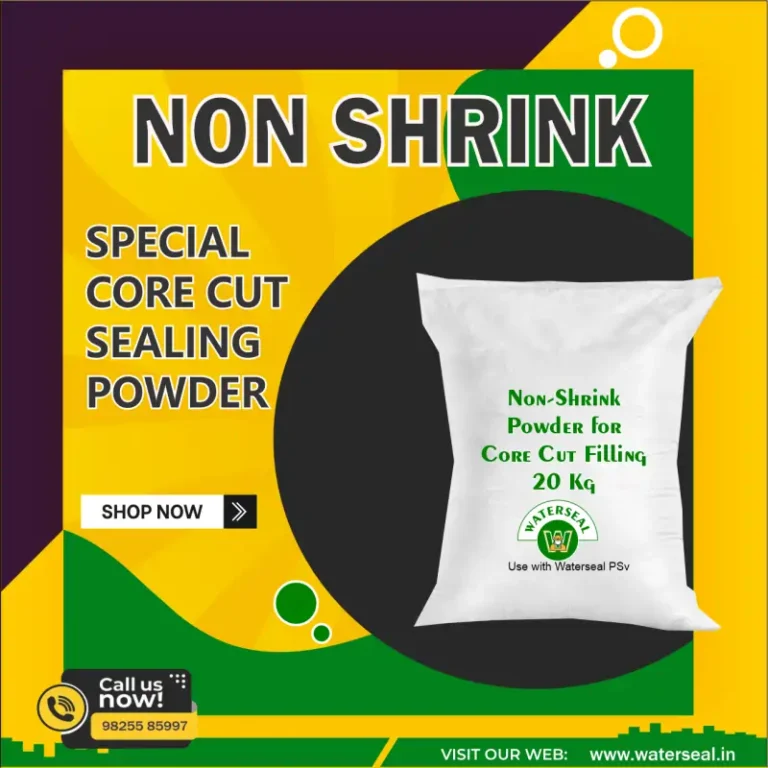 Non-Shrink Grouting Powder for Core Cut Filling