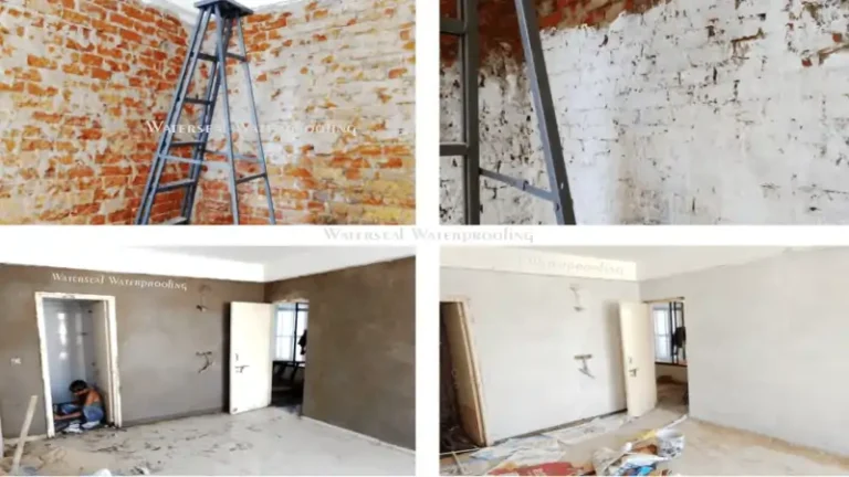 damp wall waterproofing treatment results