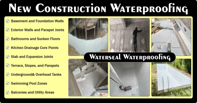 New Construction Waterproofing Tips
