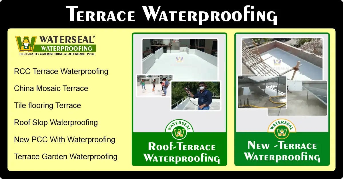 Roof Terrace Waterproofing By Waterseal
