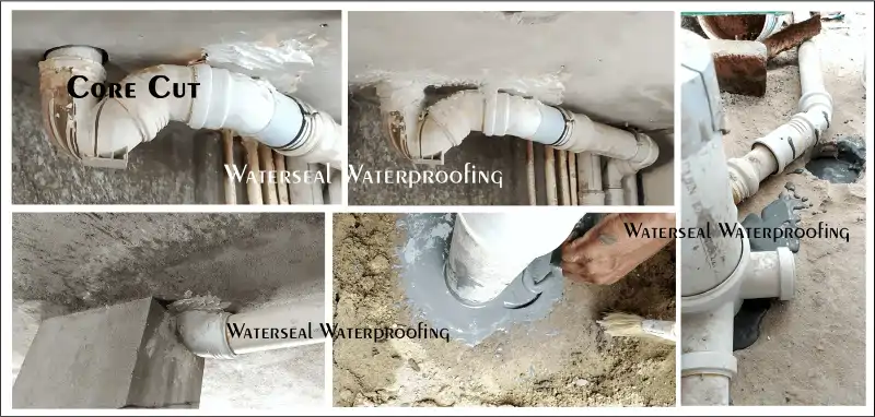 High-strength non shrink grouting powder for pipe sealing, core filling
