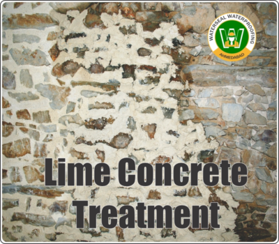 Traditional lime concrete waterproofing method in India