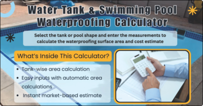 Water Tank Waterproofing CalculatorCalculator