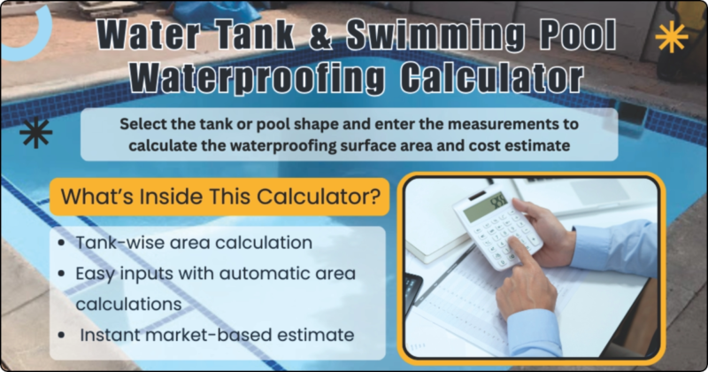 Water Tank Waterproofing CalculatorCalculator
