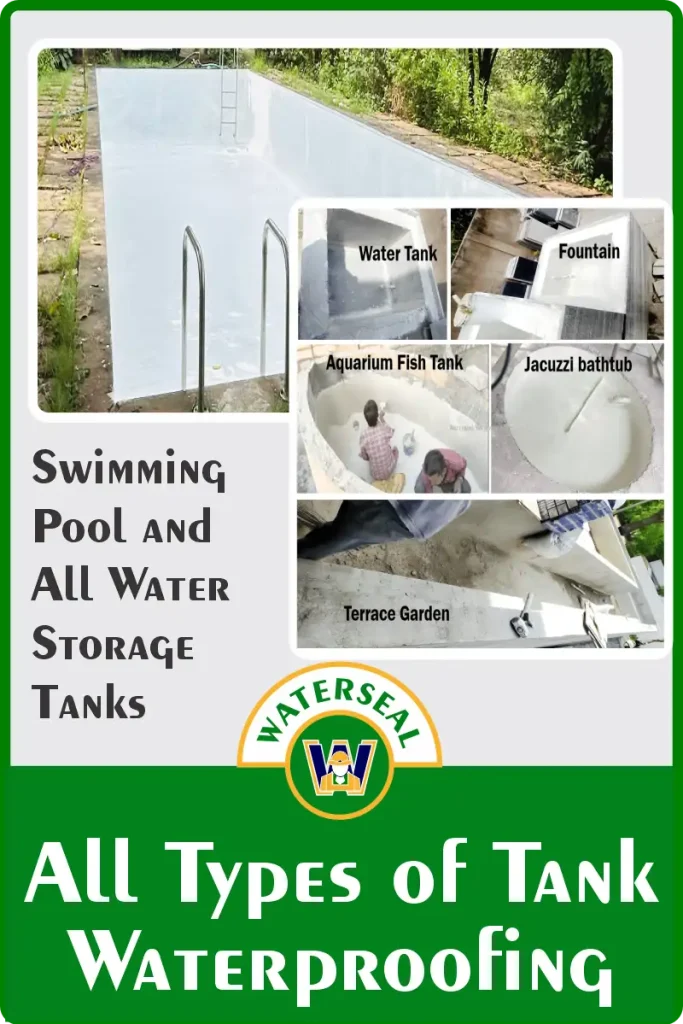 all types water tank waterproofing services in Ahmedabad including swimming pools