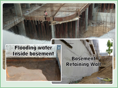 Basement waterproofing services in Ahmedabad for underground seepage and rising dampness